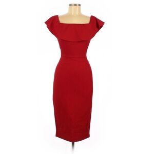 Red Zara Sheath Dress